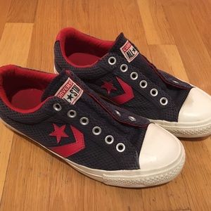 Thick Navy Converse All Stars